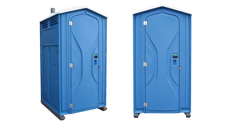 Long-term porta potty units on site in Coeur d'Alene, Idaho